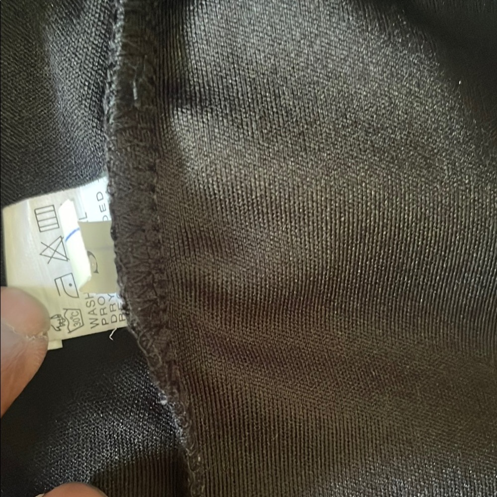 Black Shorts with Rhinestone Design - Picture 5 of 7